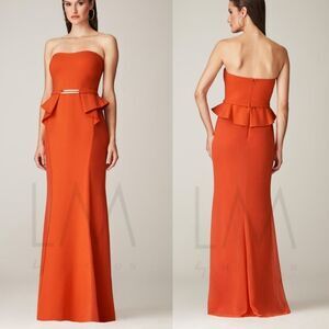 LM by Mignon Style HY1045 Strapless Prom Dress